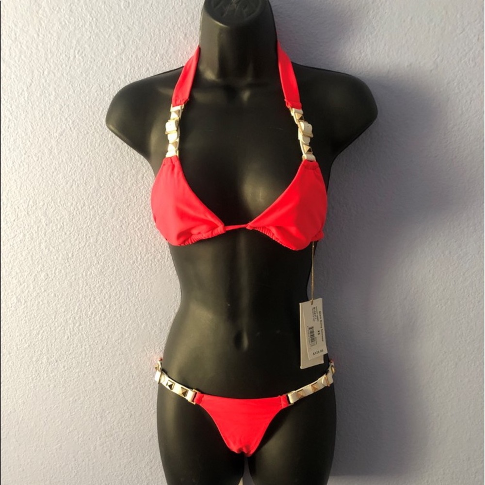Hot pink beach bunny bikini
